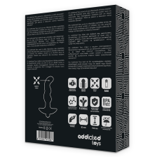 ADDICTED TOYS - ANAL MASSAGER WITH BLACK VIBRATION MODEL 1