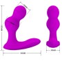 PRETTY LOVE - MASSAGER VIBRADOR ANAL TERRANCE COM CONTROLE REMOTO