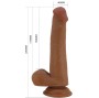 PRETTY LOVE - TALLEN REALISTIC DILDO 22 CM BROWN