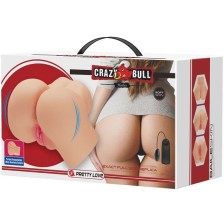 CRAZY BULL - REALISTIC VAGINA AND ANUS HAILEY VIBRATOR