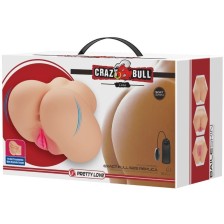 CRAZY BULL - VIBRATEUR VAGIN ET ANUS LUNA RÉALISTE