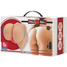 CRAZY BULL - REALISTISCHER VAGINA- UND ANUS-VIBRATOR EMILIA