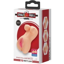 CRAZY BULL - REALISTIC VAGINA AND ANUS HANNAH VIBRATOR