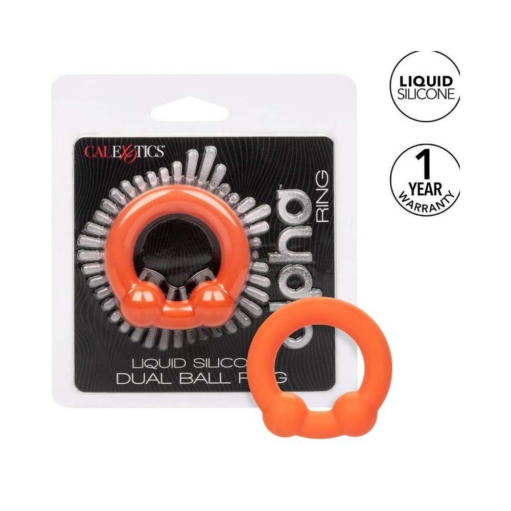 CALEXOTICS - ALPHA DUAL BALL RING ORANGE