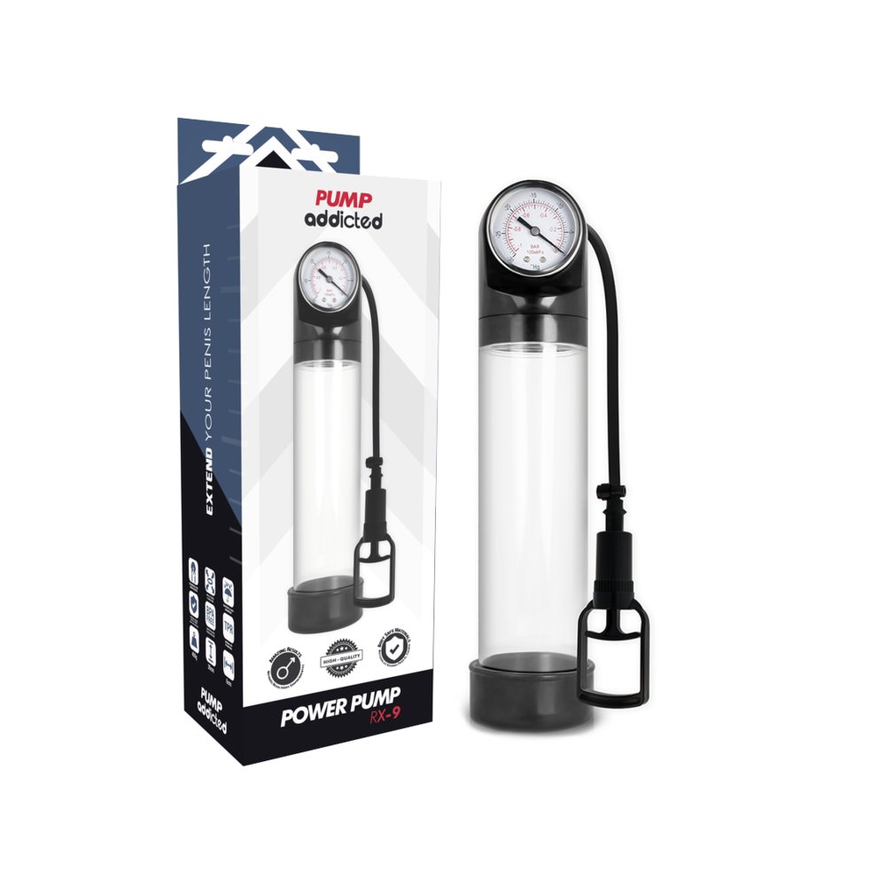 PUMP ADDICTED - POMPE D'ÉRECTION TRANSPARENTE RX9