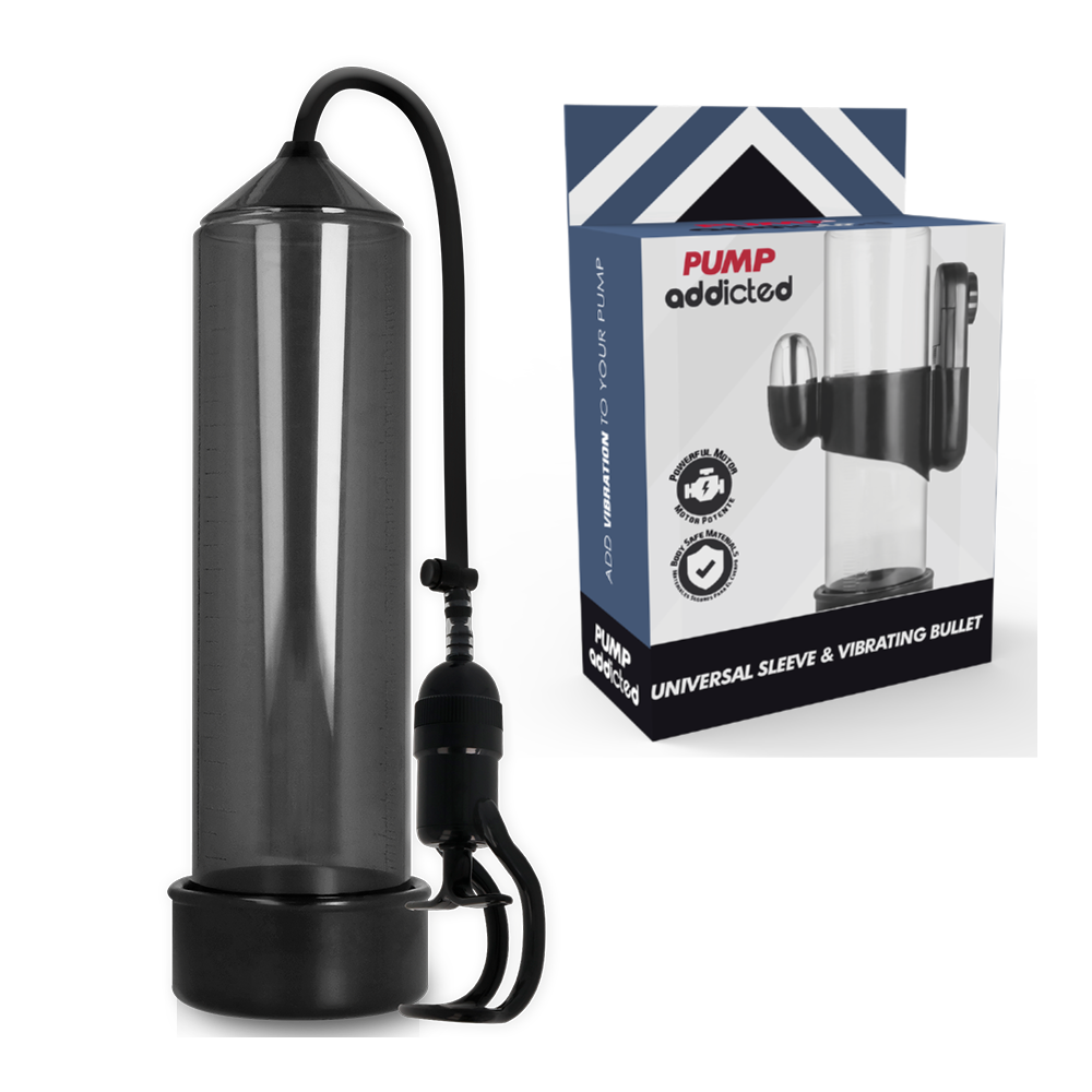PUMP ADDICTED - VIBRADOR PRETO RX5