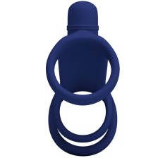 PRETTY LOVE - ELISH VIBRATING RING WITH EXTENSION BLUE