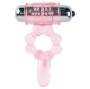 BAILE - SILICONE RING 10 TONGUE RHYTHMS WITH PINK VIBRATION