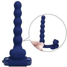 PRETTY LOVE - AJMAL VIBRATING RING WITH PLUG BLUE