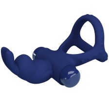 PRETTY LOVE - LUCHITO DOUBLE VIBRATING RING RABBIT BLUE