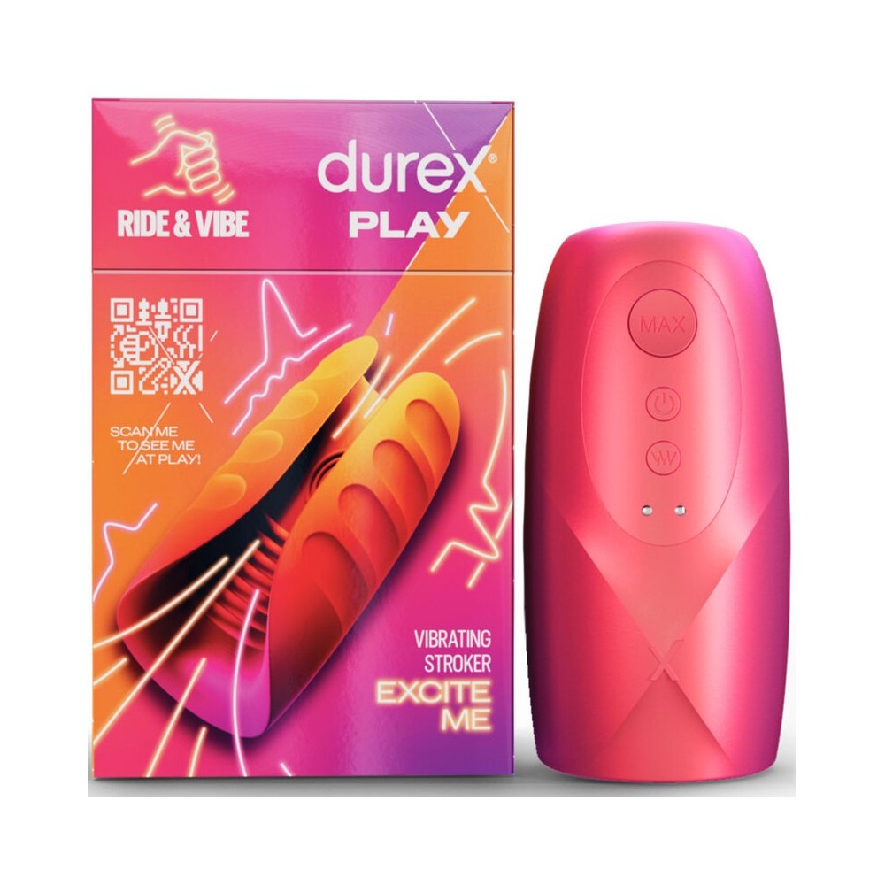 DUREX - MASTURBATORE VIBRATORE TOY RIDE & VIBE