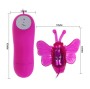 BAILE - VIBRADOR ESTIMULADOR DE BORBOLETA SECRETO PRETTY LOVE 12V