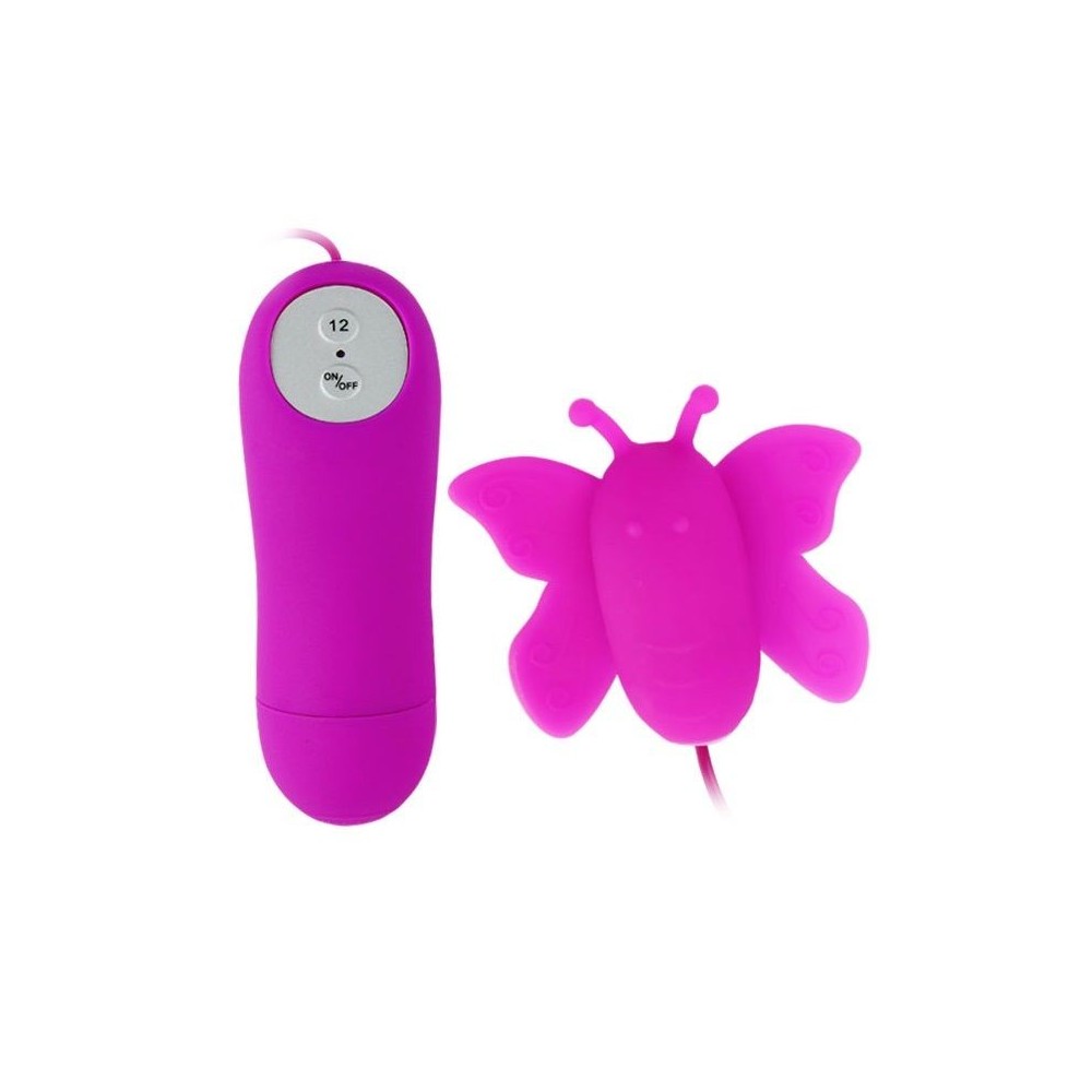 BAILE - LOVE EGGS STIMULATEUR DE CLITORIS PAPILLON 12 VITESSES TÉLÉCOMMANDE LILAS