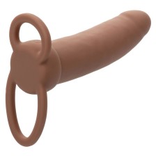 CALEXOTICS - MAXX THICK DUAL PENETRATOR 10 VIBRATIONS BROWN