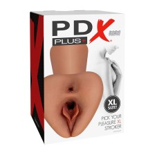 PDX PLUS - PICK YOUR PLEASURE XL REALISTA STROKER MARROM