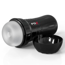 PDX EXTREME - SLIDE & GLIDE SELF-LUBRICATING MASTURBATOR CLEAR