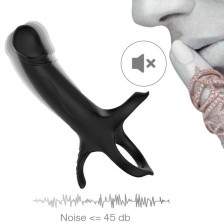 ARMONY - DILDO MIT RING & VIBRATOR SCHWARZ