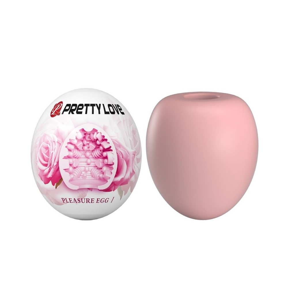 PRETTY LOVE - MASTURBADOR MASCULINO ROSA OVO