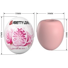 PRETTY LOVE - MASTURBATEUR POUR HOMME OEUF ROSE