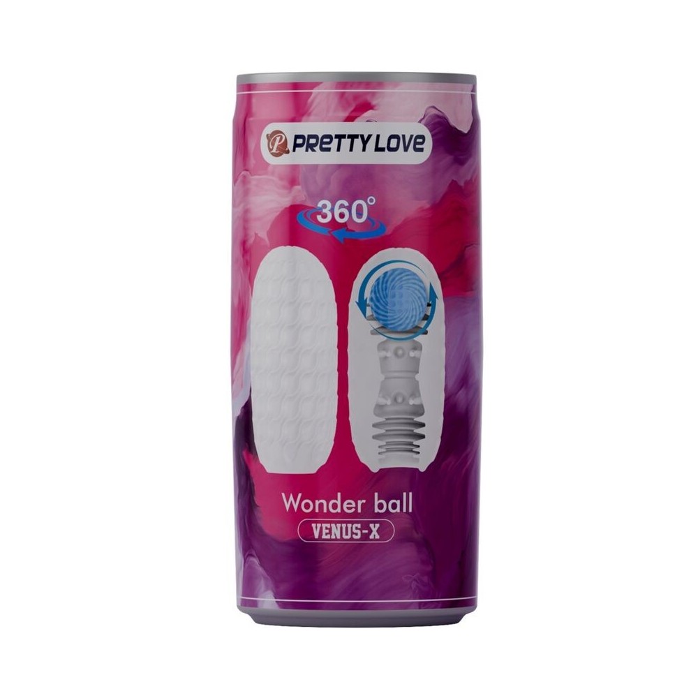 PRETTY LOVE - VENUS X MASTURBADOR MASCULINO MODELO 3 BRANCO