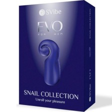 SNAIL VIBE - EVO FOR HIM MALE MASTURBATOR SLIDE N'ROLL DARK BLUE