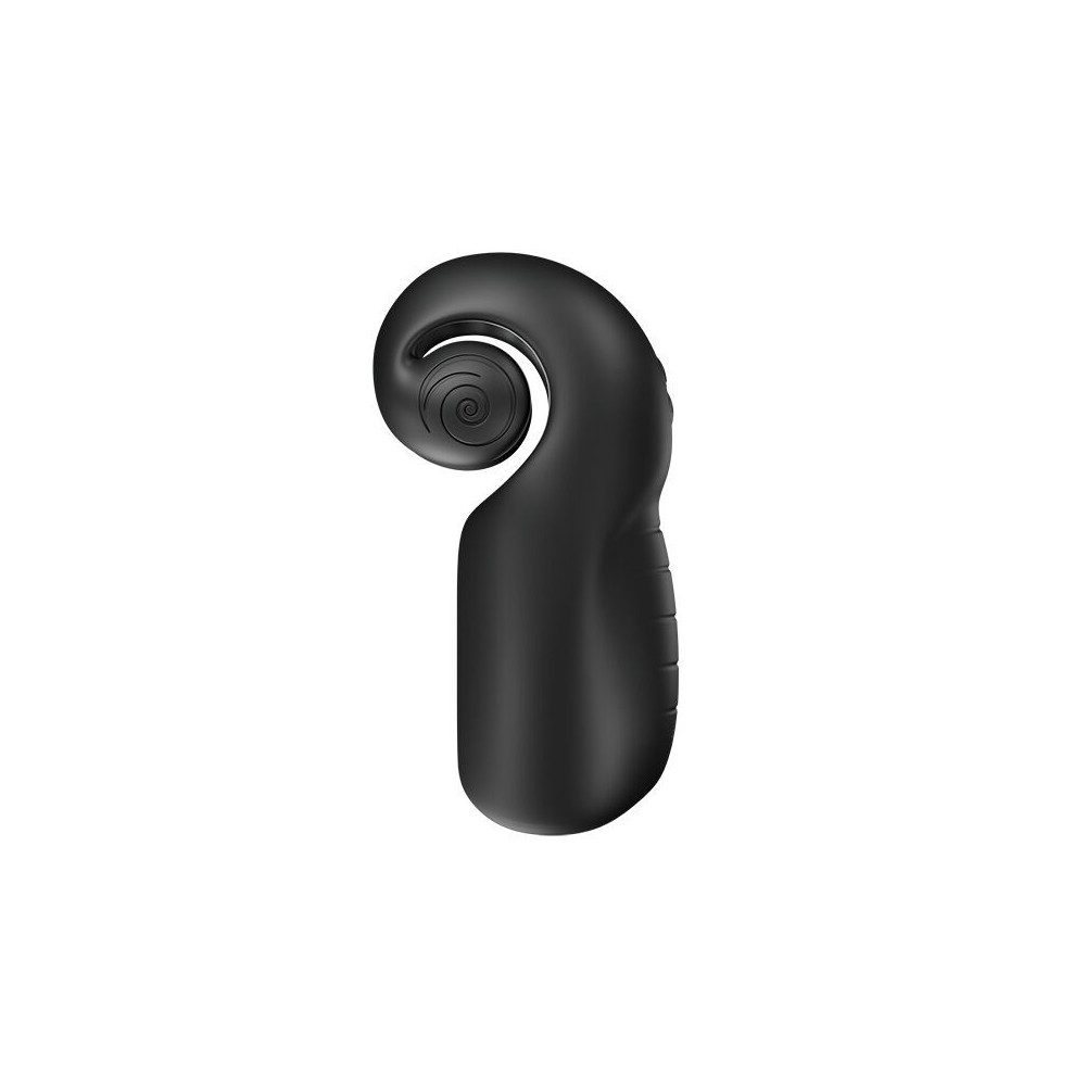 SNAIL VIBE - EVO FOR HIM MALE MASTURBATOR SLIDE N'ROLL BLACK