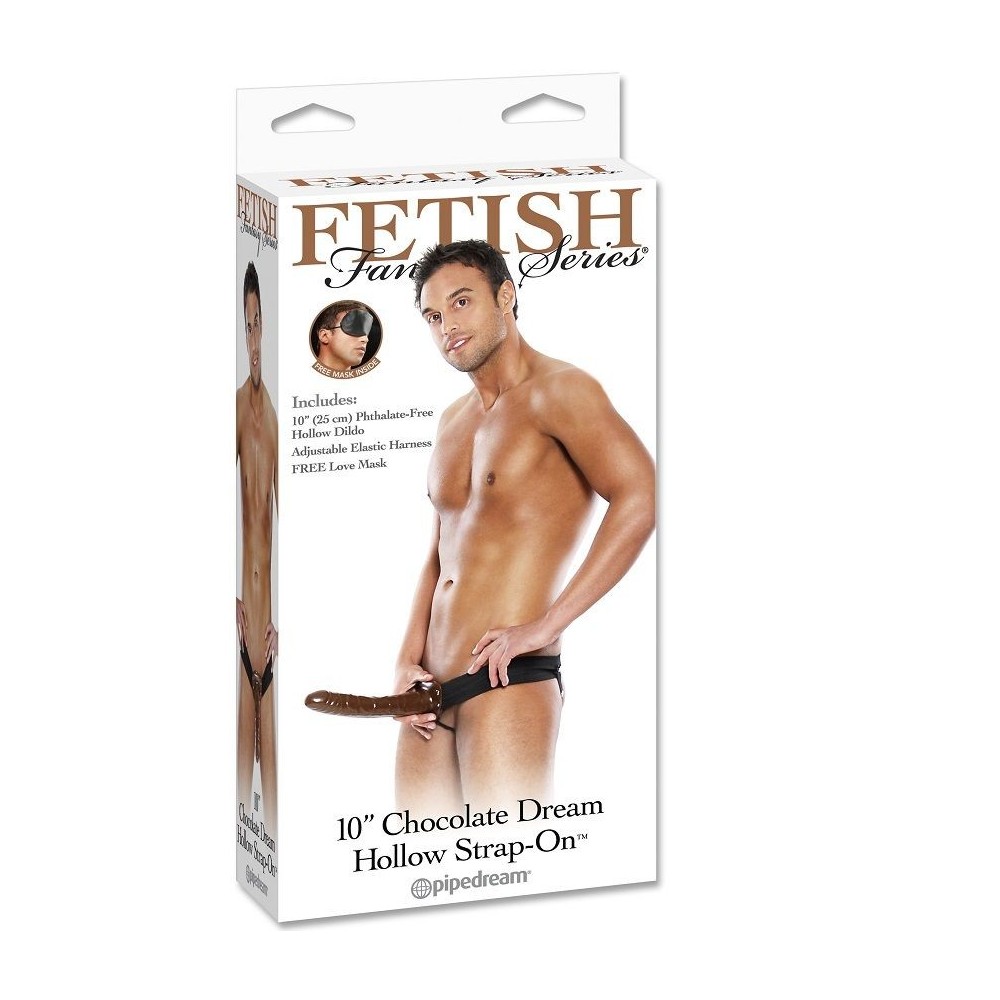 FETISH FANTASY SERIES - CHOCOLATE DREAM HOHL STRAP-ON