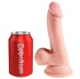 KING COCK - TRIPLE DENSITY DILDO 14 CM