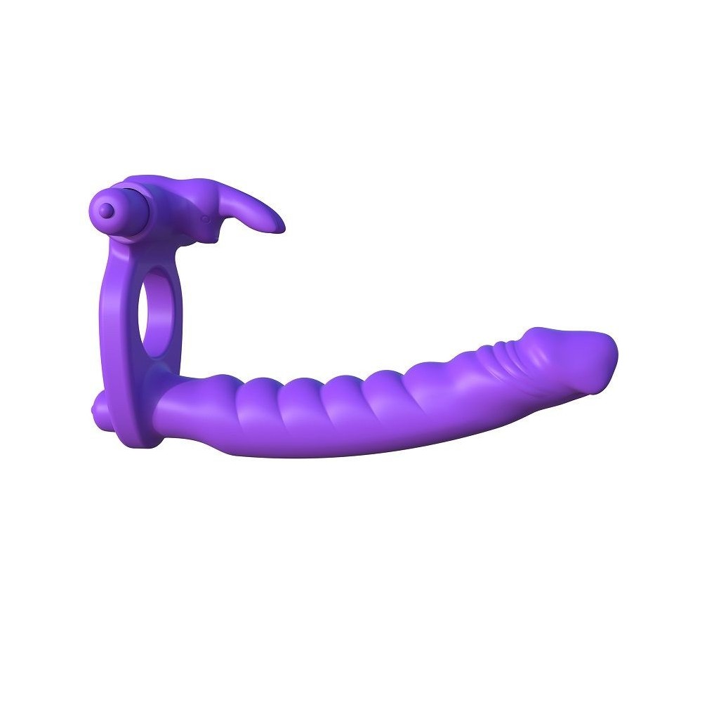 FANTASY C-RINGZ - SILICONE DOUBLE VIBRATOR COELHO