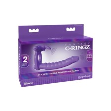 FANTASY C-RINGZ - SILICONE DOPPIO VIBRATORE CONIGLIO