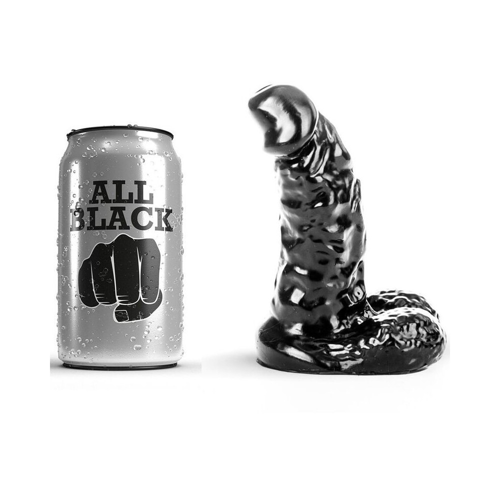 ALL BLACK - DILDO 13 CM