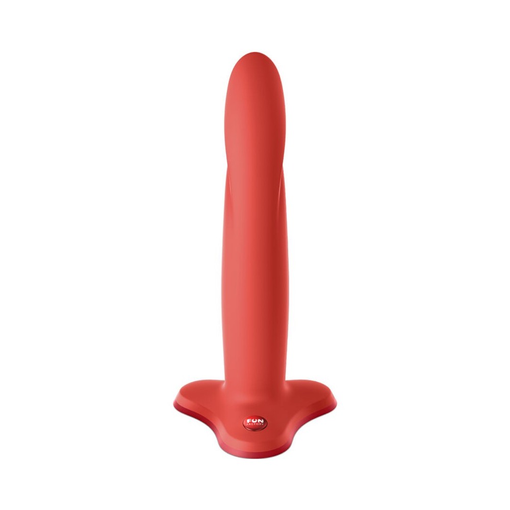 FUN FACTORY - LIMBA DILDO FLEXÍVEL VERMELHO TAMANHO M