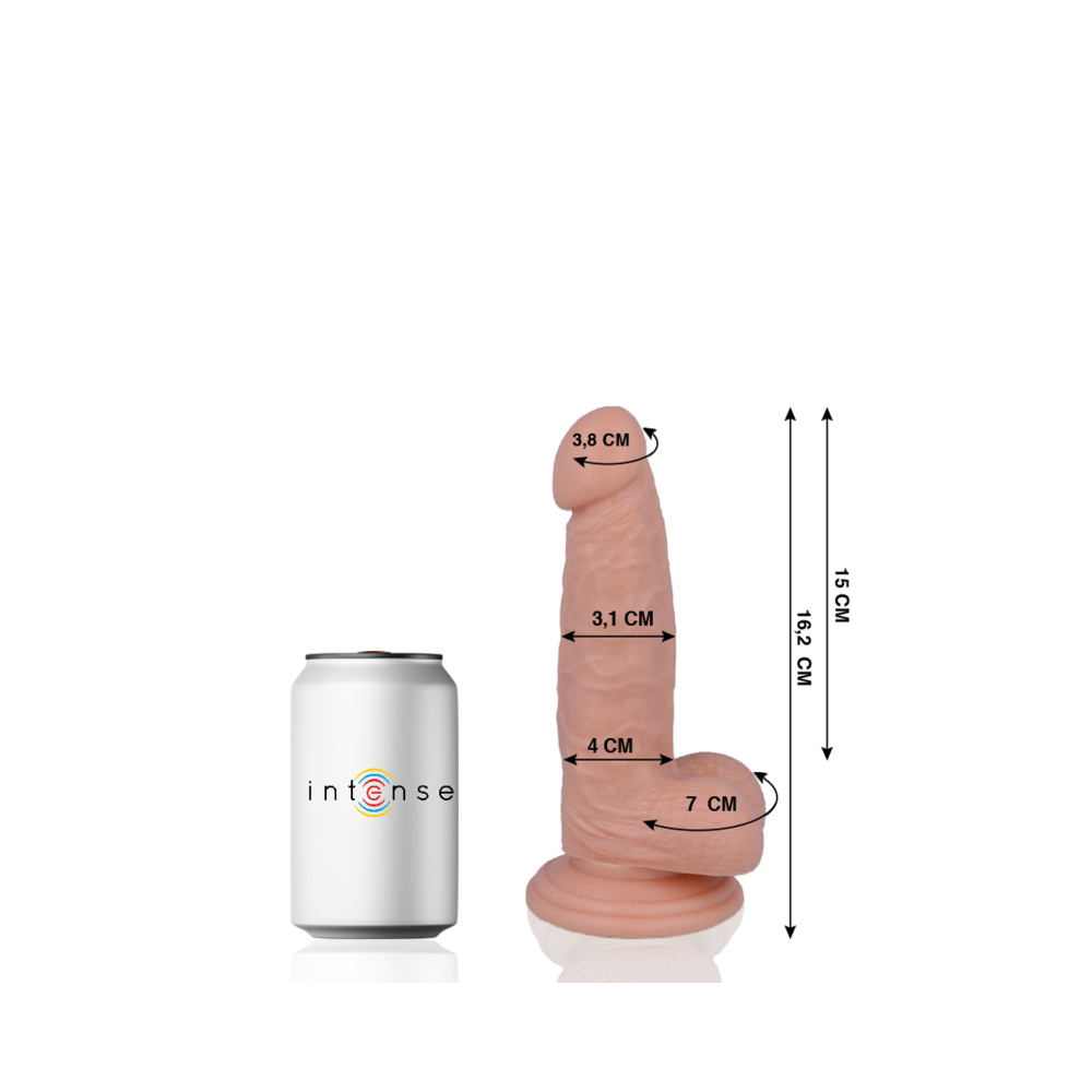 MR INTENSE - 4 REALISTIC COCK 16.2 CM -O- 3.1 CM