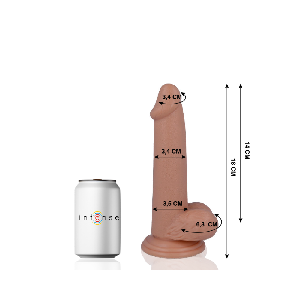 MR INTENSE - 10 REALISTIC COCK 18 CM -O- 3.4 CM