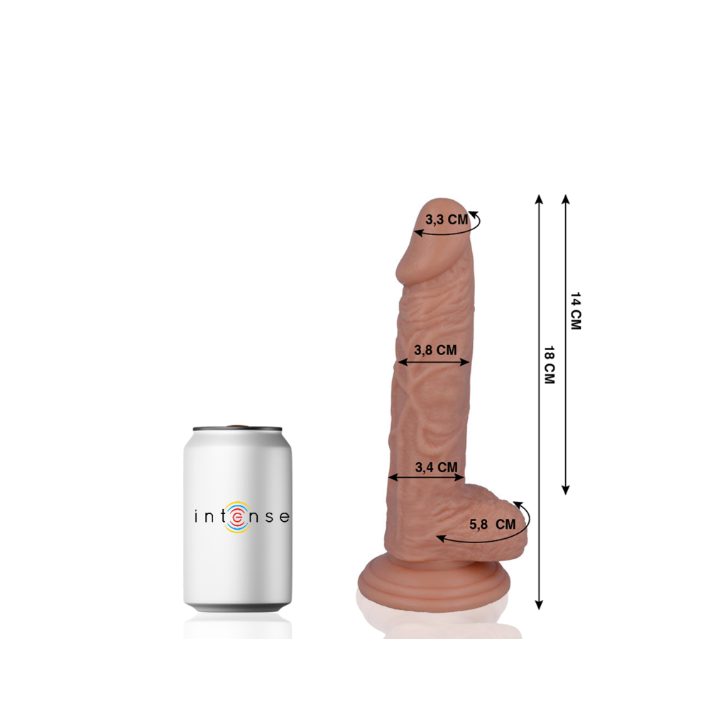 MR INTENSE - 11 REALISTIC COCK 18 CM -O- 3.8 CM