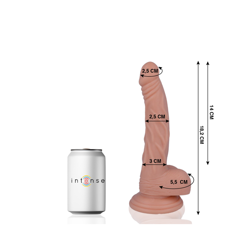 MR INTENSE - 12 REALISTIC COCK 18.2 CM -O- 2.5 CM