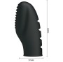 PRETTY LOVE - FLIRTATION STANFORD BLACK VIBRATION THIMBLE