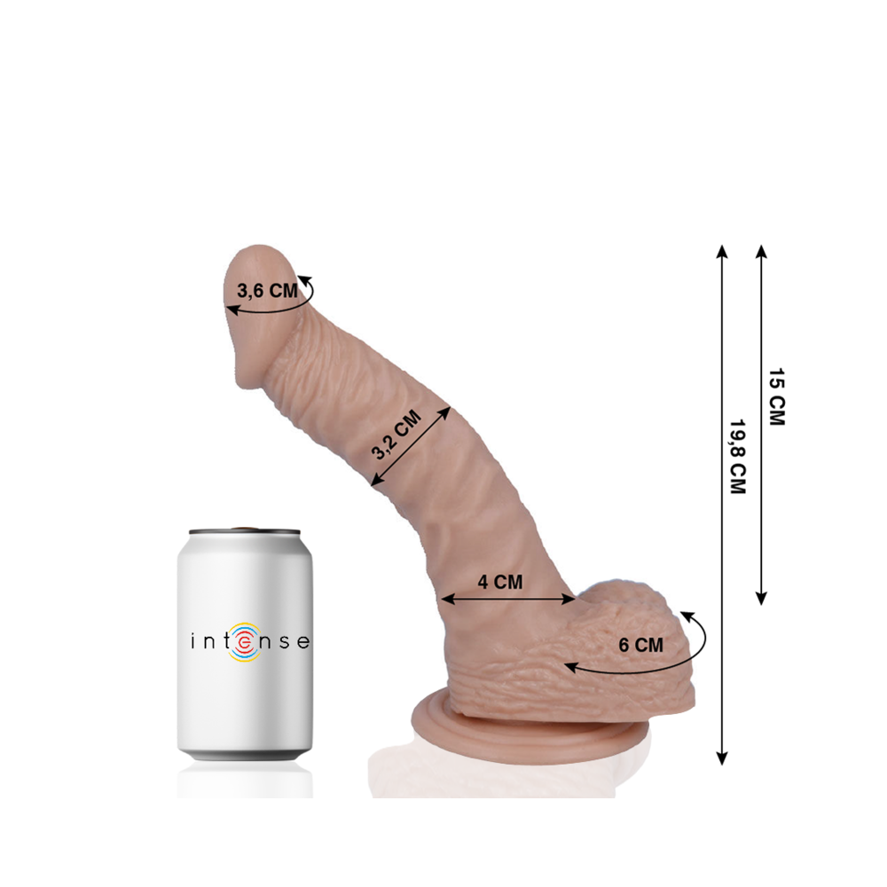 MR INTENSE - 18 REALISTIC COCK 19.8 CM -O- 3.2 CM