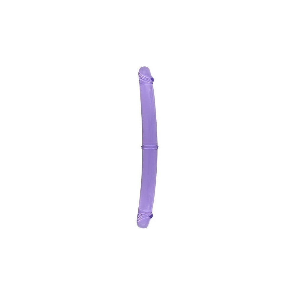 SEVEN CREATIONS - DUPLO PÊNIS 30 CM ROXO