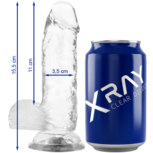 X RAY - KLARER HAHN MIT BLLEN 15.5 CM -O- 3.5 CM