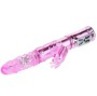 BAILE - VIBRADOR RECARREGVEL COM ROTAO E ESTIMULADOR DE BORBOLETA PULSANTE