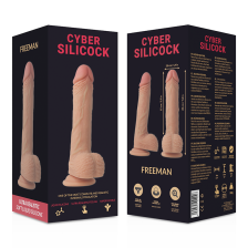 CYBER SILICOCK - FREEMAN ULTRA REALISTIC SOFT LIQUID SILICONE 20 CM -O- 3.8 CM