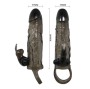 BAILE - BRAVE MAN PENISABDECKUNG MIT KANINCHEN SCHWARZ 16.5 CM