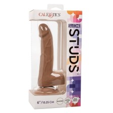 CALEXOTICS - CLOUS EN SILICONE 15.24 CM MARRON