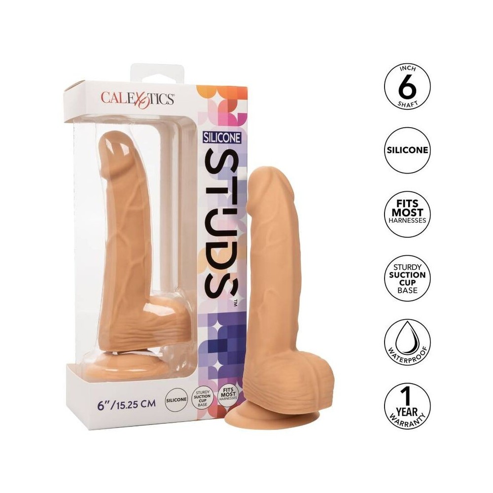 CALEXOTICS - BORCHIE IN SILICONE 15.24 CM PELLE