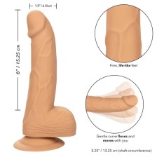 CALEXOTICS - CLOUS EN SILICONE 15.24 CM PEAU