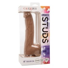 CALEXOTICS - CLOUS EN SILICONE 20.32 CM MARRON