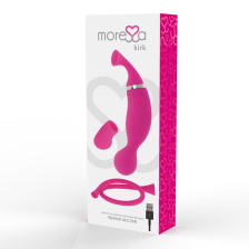 MORESSA - KIRK DUO ASPIRAZIONE + MASSAGGIATORE MULTI-PERFORMANCE IN SILICONE PREMIUM RICARICABILE