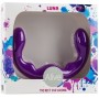 ALIVE - GODE LUNA DOUBLE PÉNÉTRATION SILICONE VIOLET 25 CM