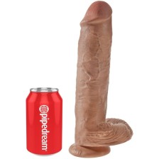 KING COCK - REALISTISCHER PENIS MIT KUGELN 22.6 CM KARAMELL